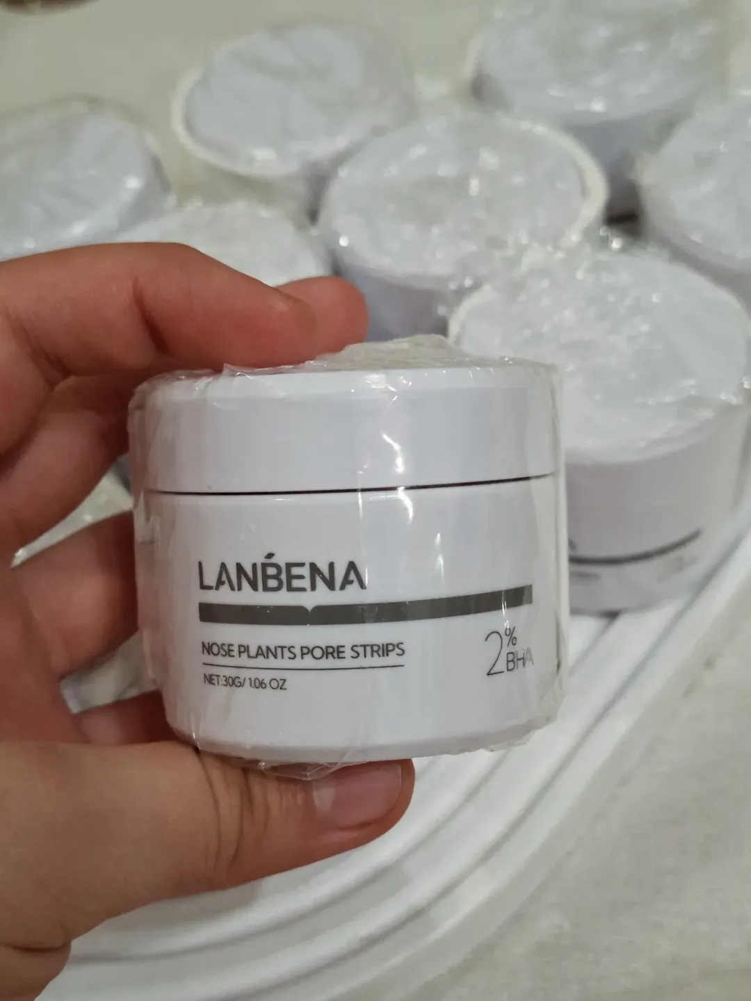 چسب بینی LANBENA برای جوش های سرسیاه